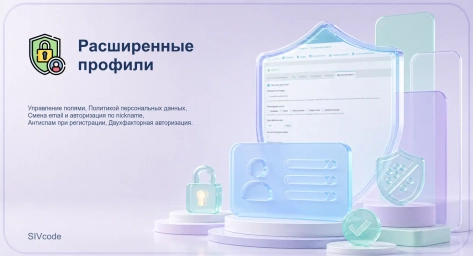 Расширенные профили для InstantCMS: защита и антиспам